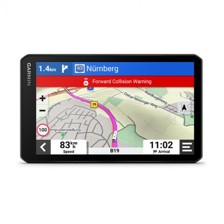 Garmin CamperCam 795 navigateur Portable/Fixe 17,6 cm (6.95") TFT Écran tactile 271 g Noir