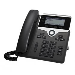 Cisco 7821, Refurbished IP phone Black 2 lines