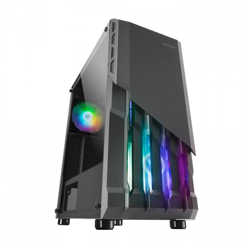 Boitier Moyen Tour ATX Mars Gaming MC-X2 RGB avec panneau vitré (Noir)