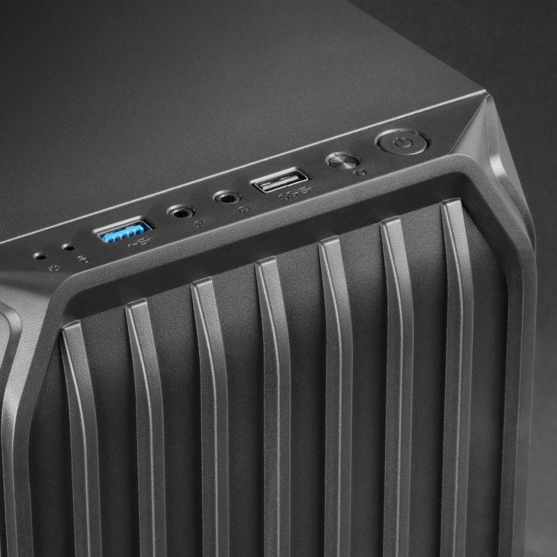 Boitier Mini Tour Micro ATX Mars Gaming MC-S2 RGB avec panneau vitré (Noir)