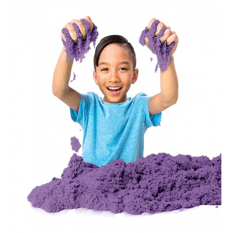 Kinetic Sand , The Original Moldable Sensory Play Sand Toys For Kids, Purple, 2 lb. Resealable Bag, Ages 3+