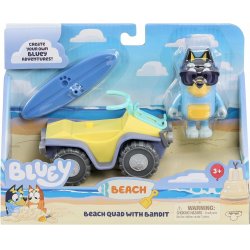 BLUEY -  Beach, Figure and Vehicle, Beach Quad - (90183)