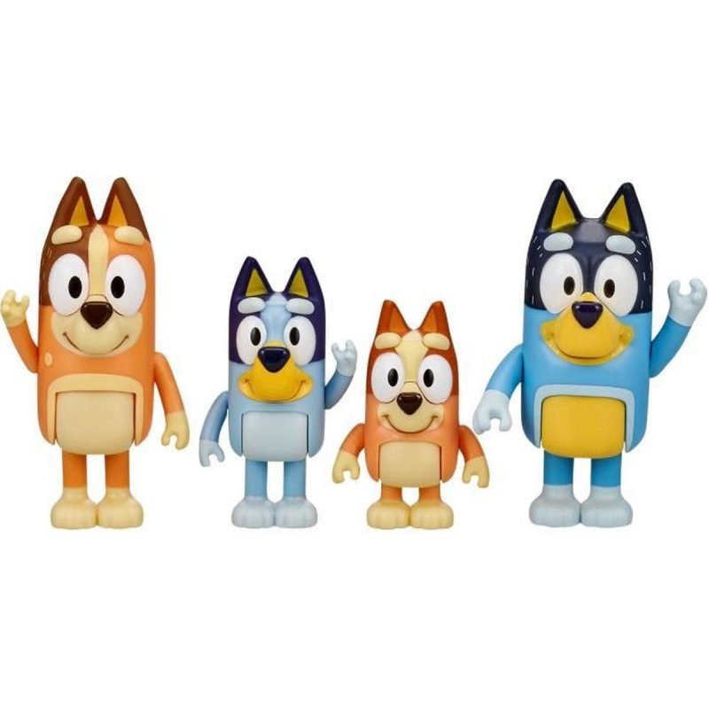 Bluey Figure - 4 pack - Family