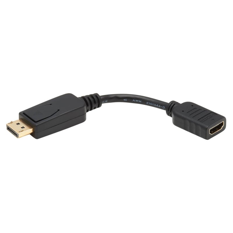 Tripp Lite P136-000 câble vidéo et adaptateur 0,15 m DisplayPort HDMI Noir