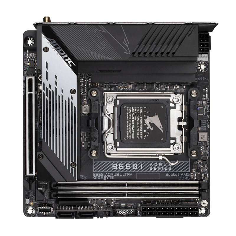 Gigabyte B650I AORUS ULTRA (REV. 1.0) carte mère AMD B650 Emplacement AM5 mini ITX