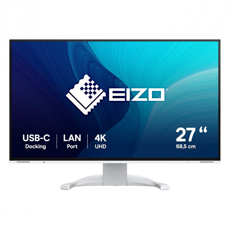 EIZO FlexScan EV2740X écran plat de PC 68,6 cm (27") 3840 x 2160 pixels 4K Ultra HD LCD Blanc