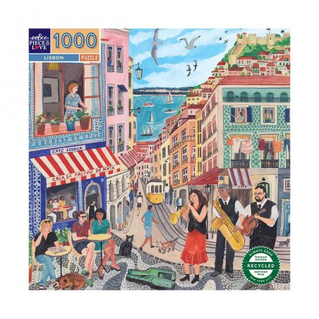 EEBOO - Puzzle 1000 pcs - Lisbon - (EPZTLSB)