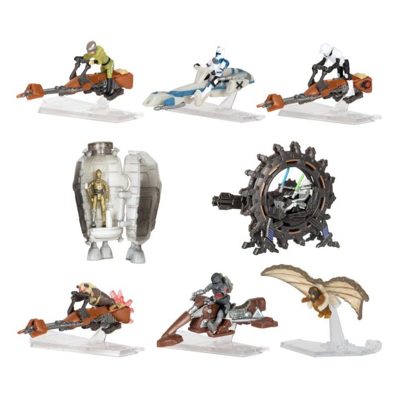 Star Wars Micro Galaxy Squadron assortiment véhicules avec figurines Scout Class 5 cm (12)