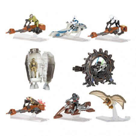 Star Wars Micro Galaxy Squadron assortiment véhicules avec figurines Scout Class 5 cm (12)