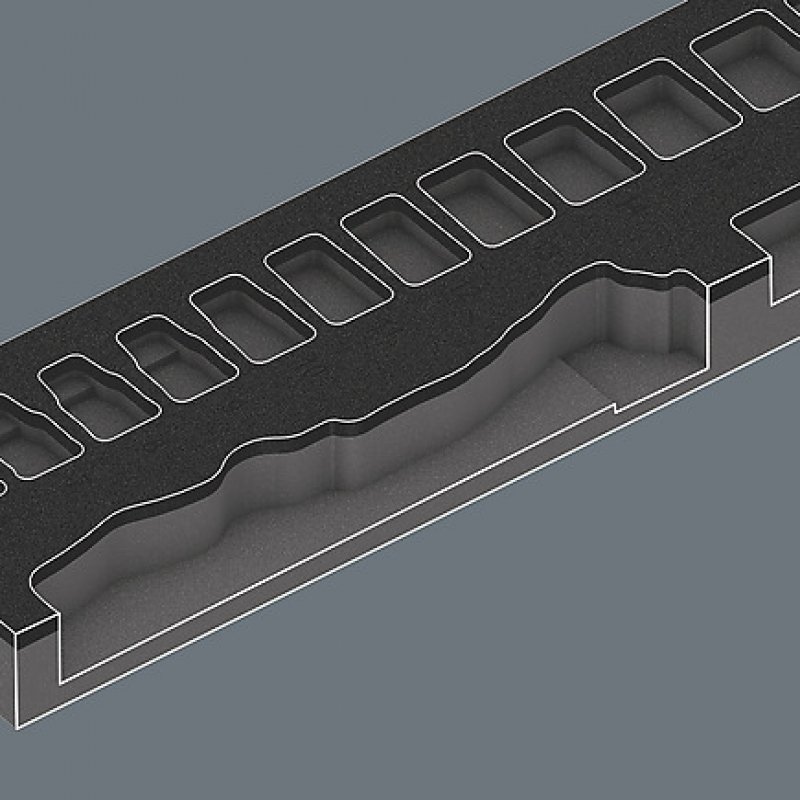 Wera Einlage 8000 B Zyklop 3/8" Set 1  05150111001