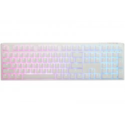 Ducky One 3 Classic Pure White Gaming Tastatur, RGB LED - MX-Brown
