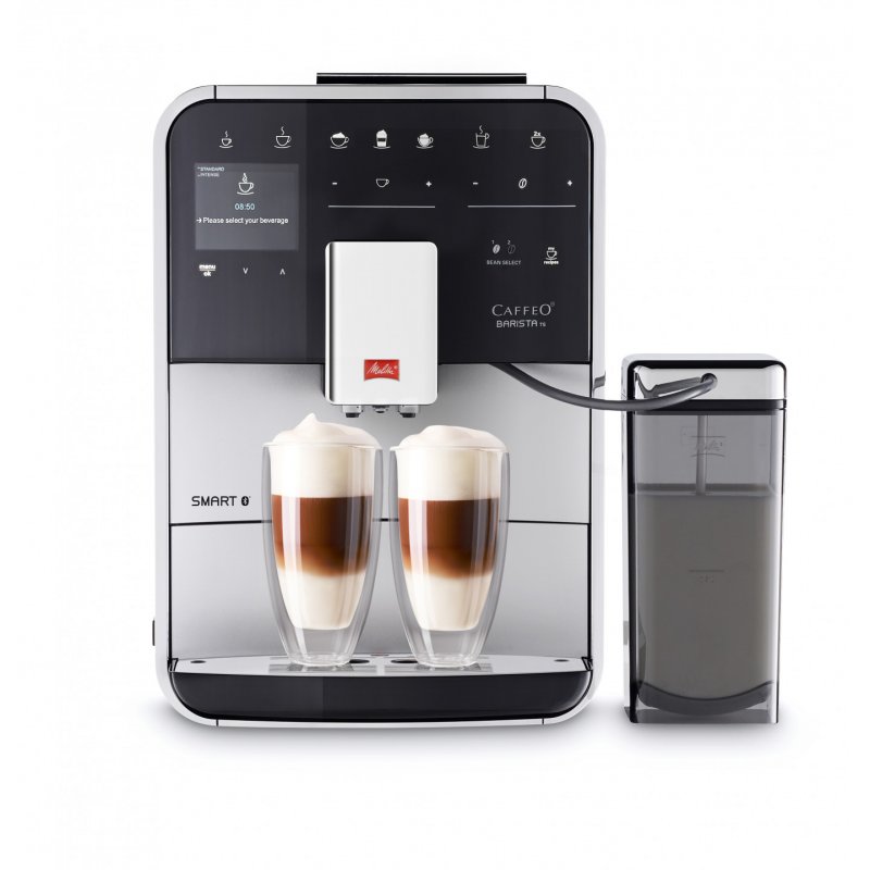 Melitta Barista Smart TS machines à expresso automatiques Noir - Argent F850-101