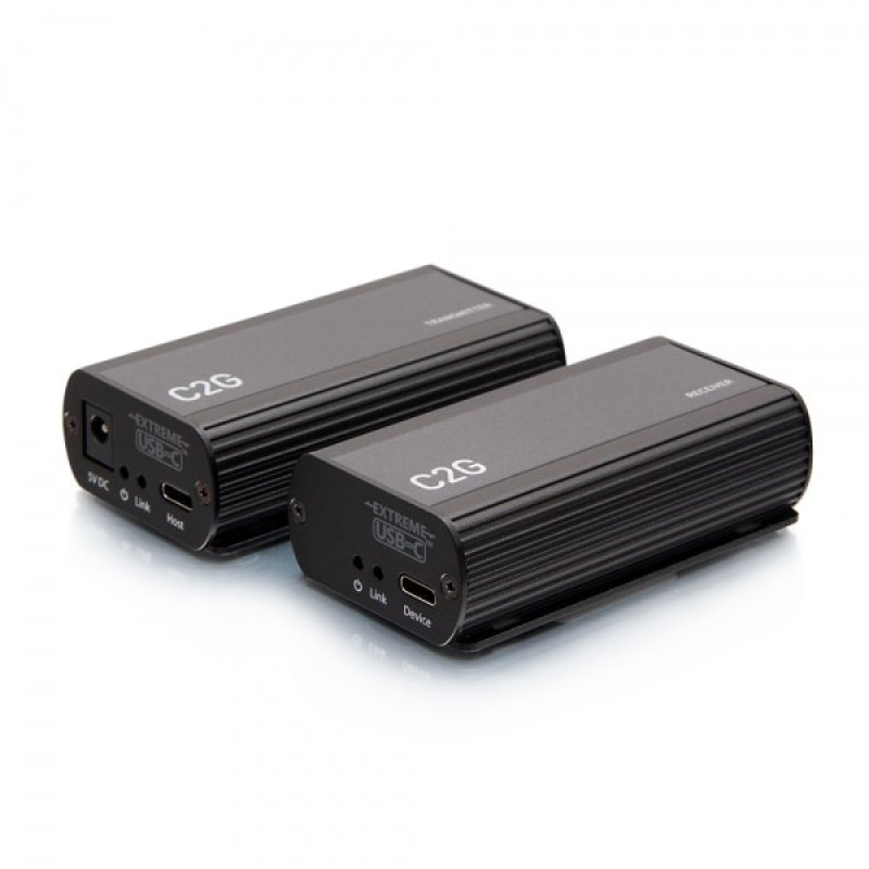 C2G Kit de rallonge d’émetteur vers récepteur 1 port USB-C - USB 3.2 Gen 1 (5 Gbit/s)