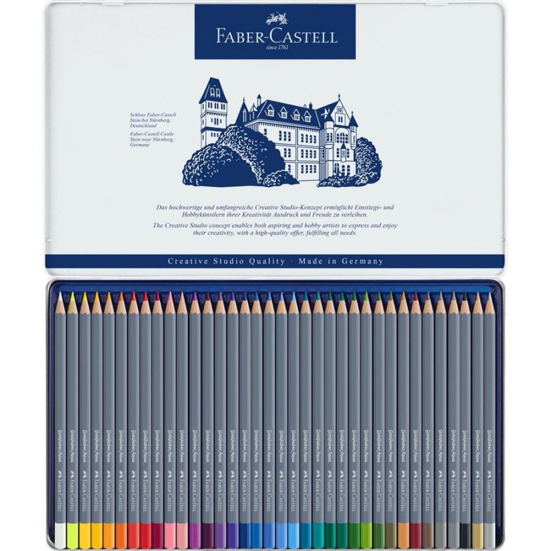 Faber-Castell - Goldfaber akvarel tin, 36 pc (114636)