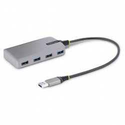 StarTech.com Hub USB 4 Ports - USB 3.0 5Gbps, Alimenté par Bus - Hub USB-A vers 4x USB-A avec entrée d'alimentation au