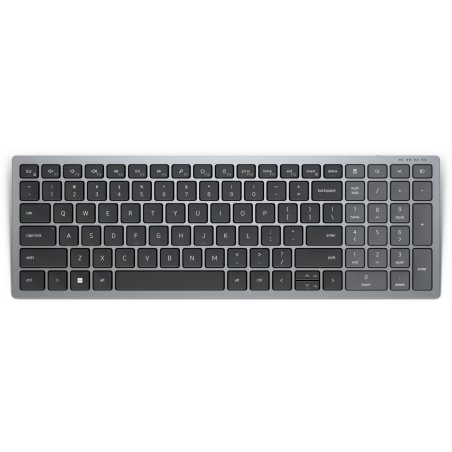 DELL KB740 keyboard RF Wireless + Bluetooth QWERTY US International Grey, Black