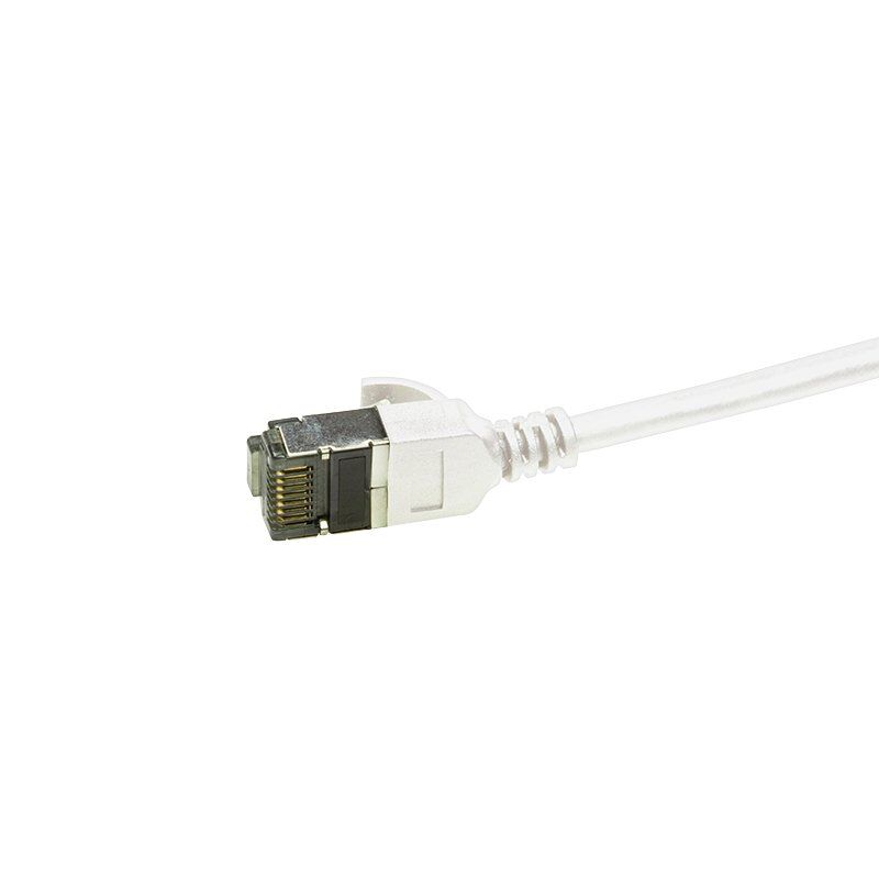 LogiLink Ultraflex SlimLine networking cable White 1 m Cat6a S/UTP (STP)