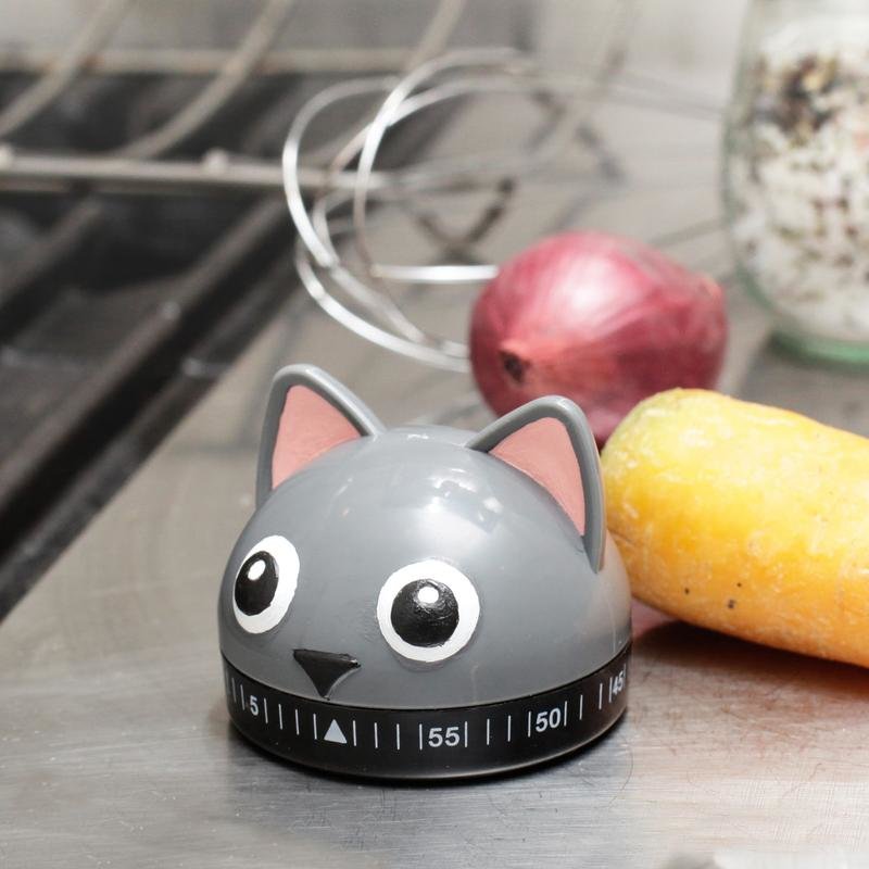 Kikkerland KT44 kitchen timer Mechanical kitchen timer Grey