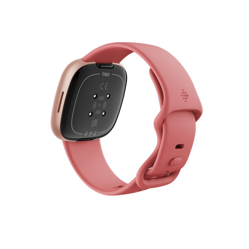 Fitbit - Versa 4 - Smart Watch - Pink Sand/Copper Rose