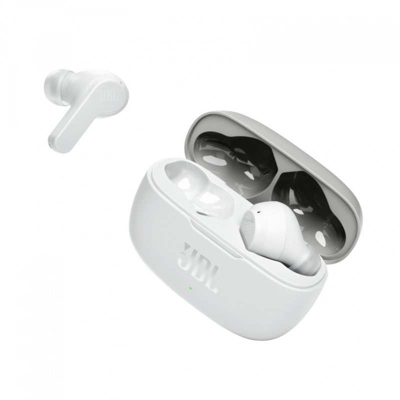 Ecouteurs intra-auriculaires sans fil Bluetooth JBL Wave 200 TWS (Blanc)