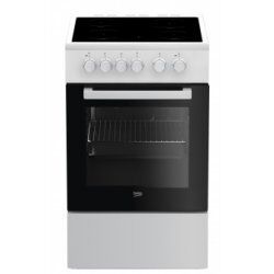Beko FSS57000GW four et cuisinière Céramique Noir, Blanc A