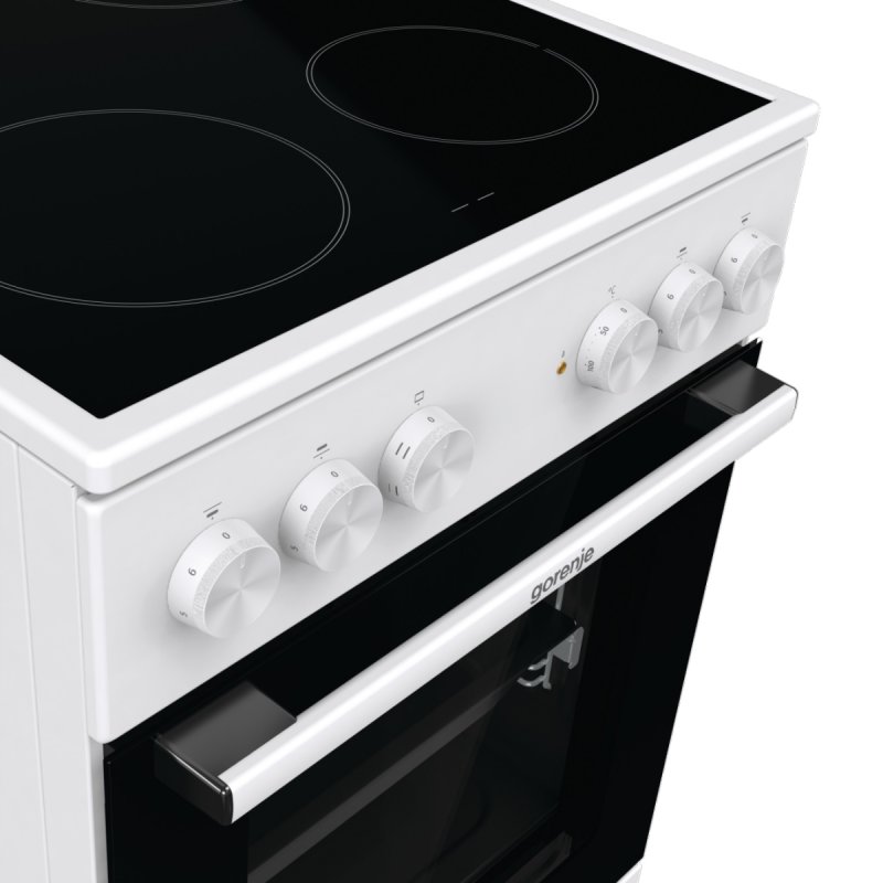 Gorenje GEC5A21WG Cuisinière Céramique Blanc A