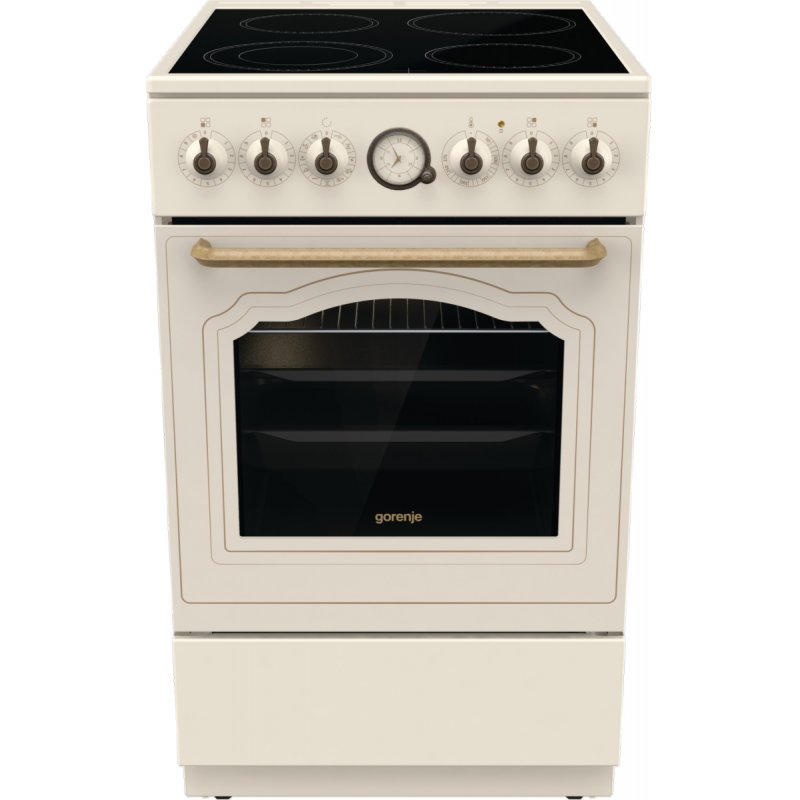 Gorenje GECS5B70CLI cooker Freestanding cooker Ceramic Ivory A