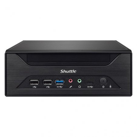 Shuttle XPC slim Barebone XH610 - S1700, Intel H610, 1xDP, 1xHDMI, 1x VGA, 2x COM (RS232), 2x LAN (2.5G and 1G), 1x slim