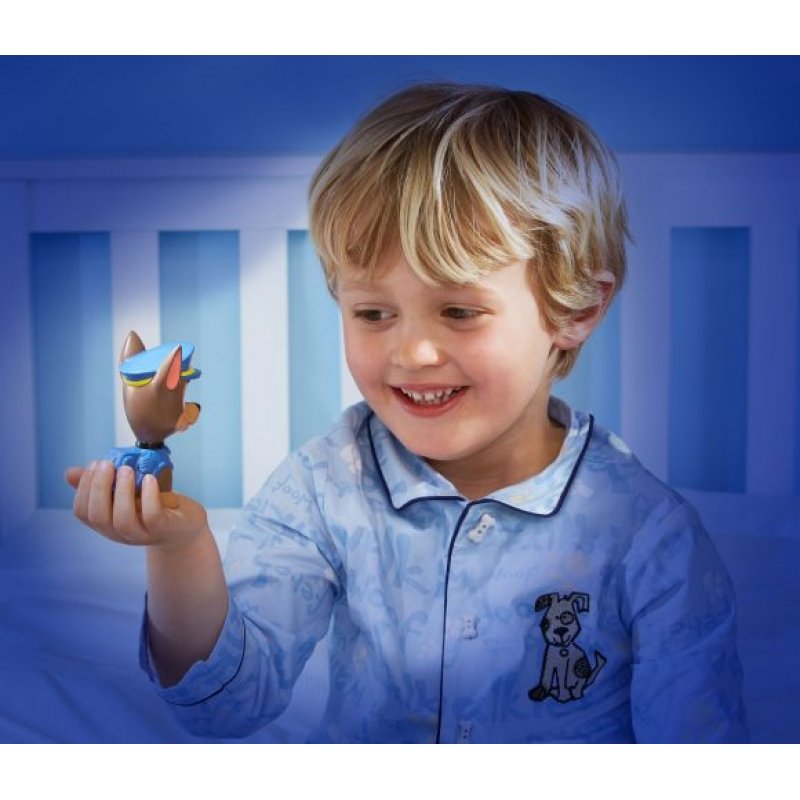Paw Patrol - Chase Kids Magic Bedside Night Light, Torch and Projector - (10043)