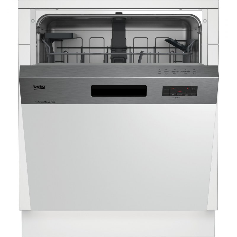 Beko DSN15421X dishwasher Semi built-in 14 place settings E