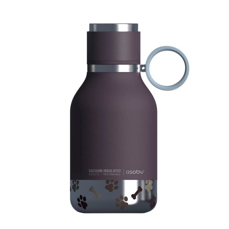 ASOBU - Stainless Steel  Bowl Bottle - Burgundy - (84259103972)