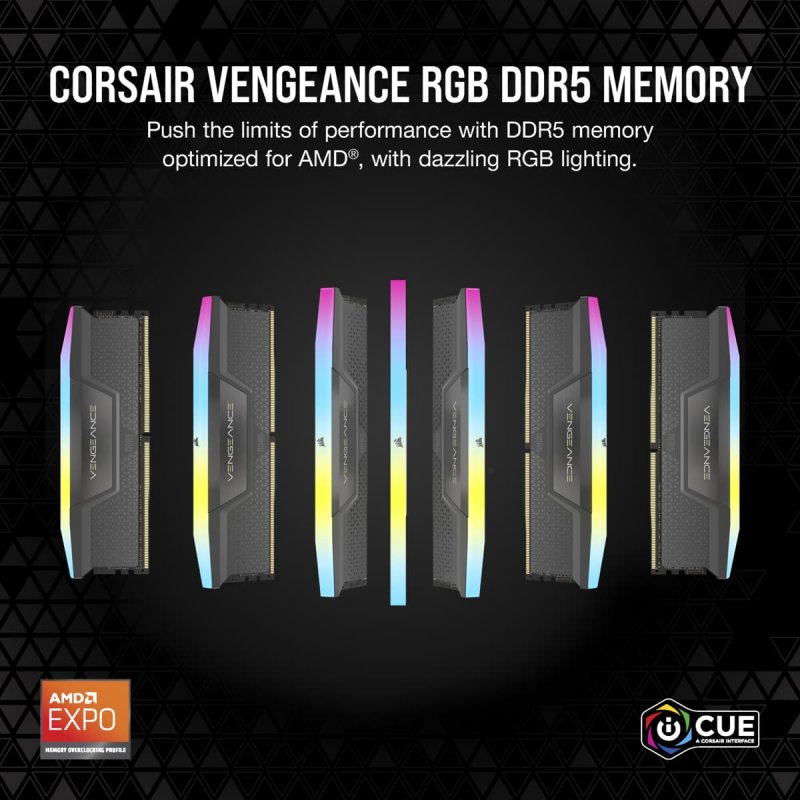 Corsair CMH32GX5M2B5600Z36K module de mémoire 32 Go 2 x 16 Go DDR5 5600 MHz