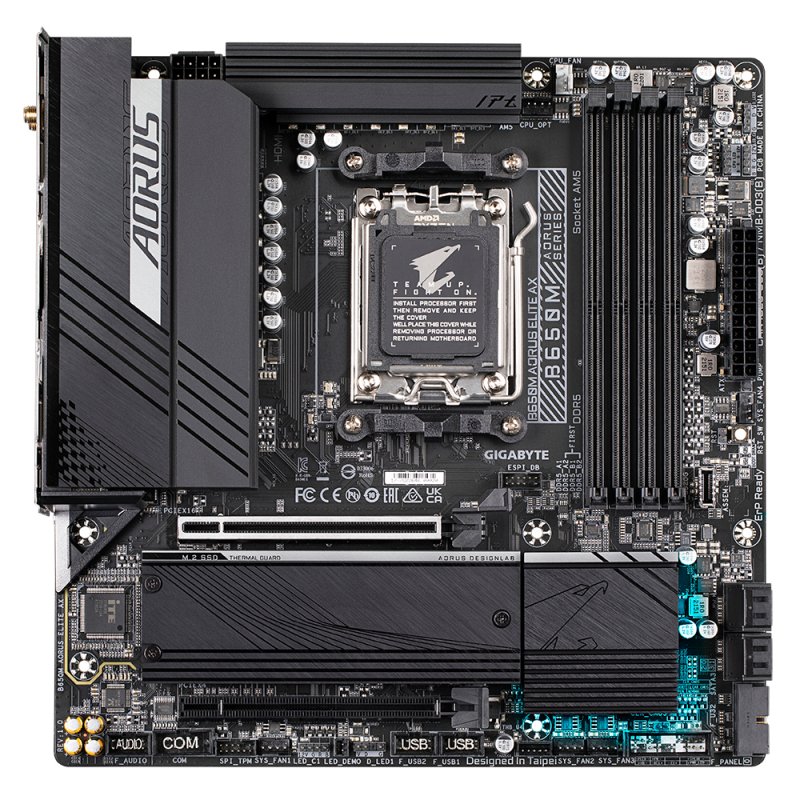 Gigabyte B650M AORUS ELITE AX motherboard AMD B650 Socket AM5 micro ATX