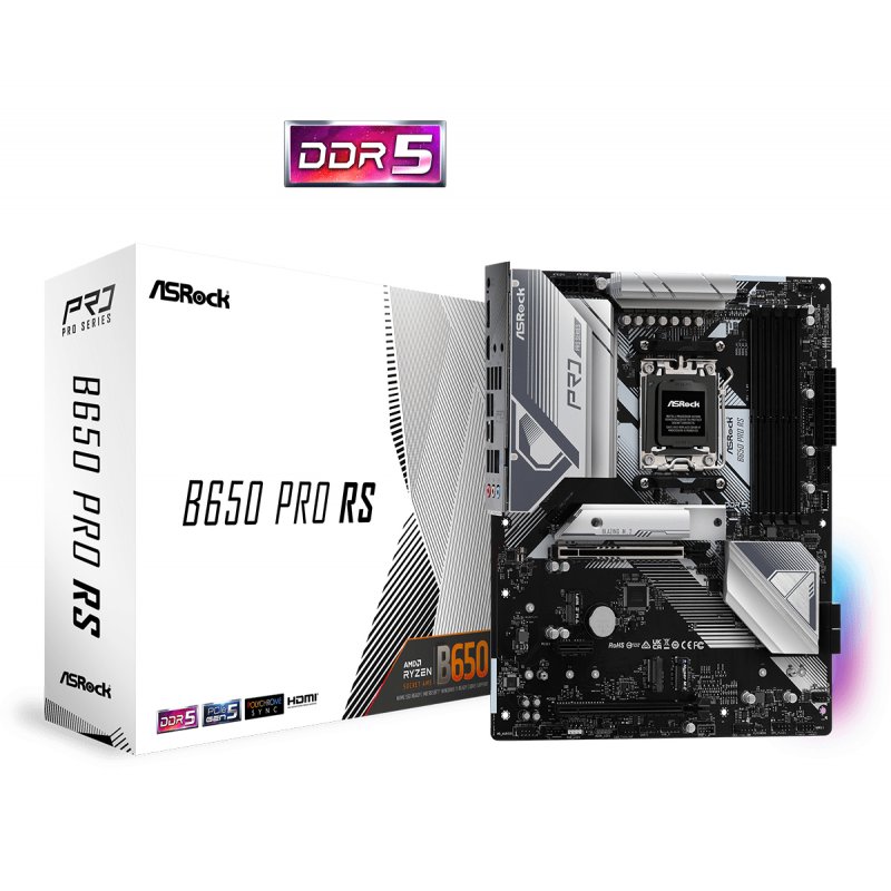 Asrock B650 Pro RS AMD B650 Emplacement AM5 ATX