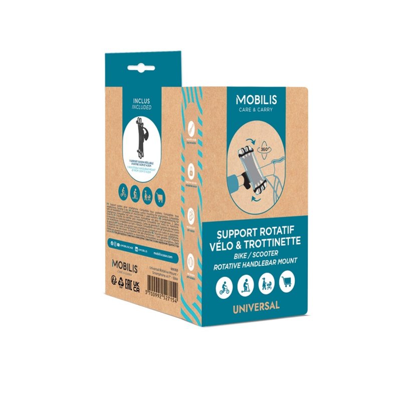 UNIVERSAL ROTATIVE MOUNT - SMARTPHONE 4-7IN - BIKE