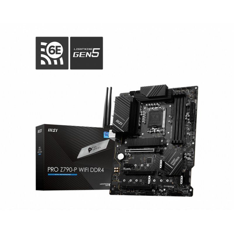 MSI PRO Z790-P WIFI DDR4 carte mère Intel Z790 LGA 1700 ATX