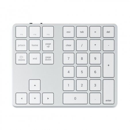 Satechi ST-XLABKS numeric keypad Universal Bluetooth Silver
