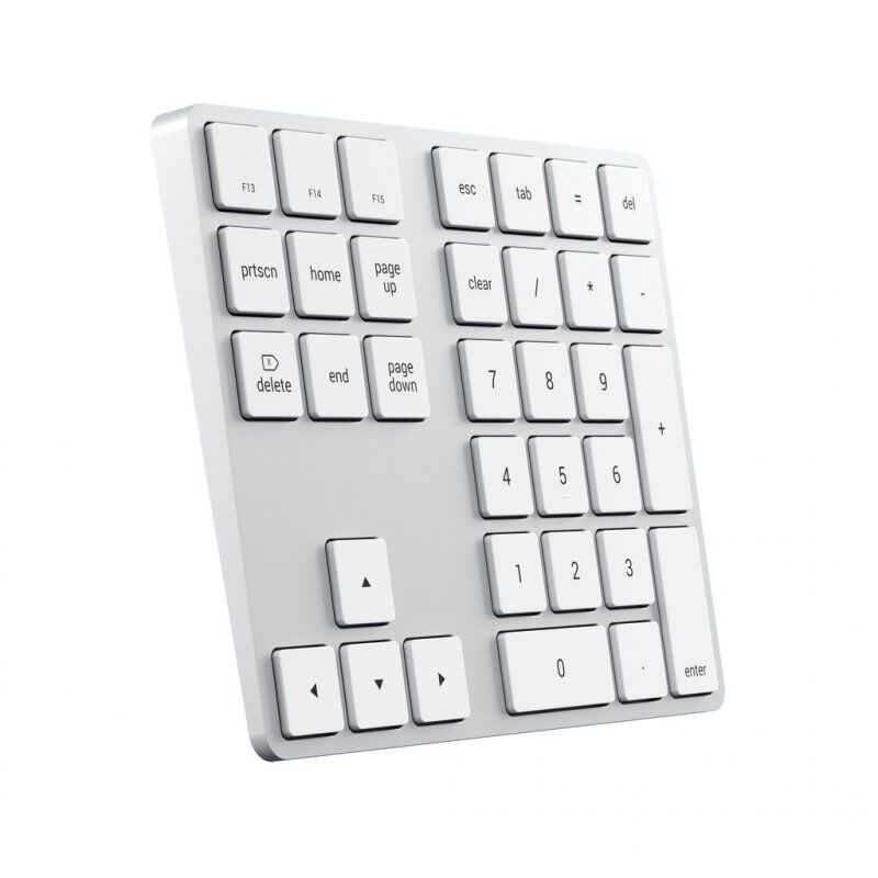 Satechi ST-XLABKS numeric keypad Universal Bluetooth Silver