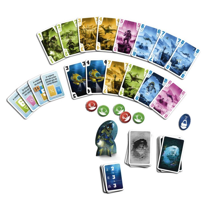 Iello The CREW Mission Sous-Marine 20 min Board game Strategy