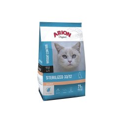 Arion Sterilized Salmon cats dry food 2 kg Adult
