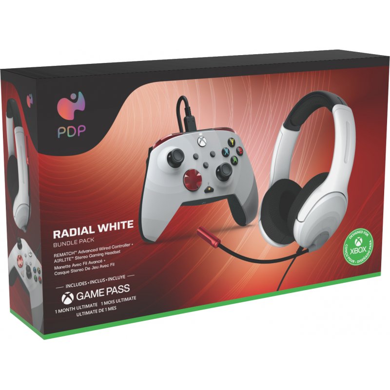PDP PACK GAMING XBOX RADICAL WHMANETTE REMATCH+CASQUE AIRLITE