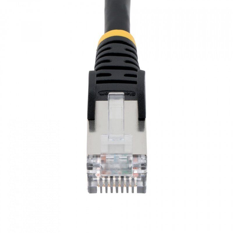 StarTech.com 7m CAT6a Ethernet Cable - Black - Low Smoke Zero Halogen (LSZH) - 10GbE 500MHz 100W PoE++ Snagless RJ-45 w/