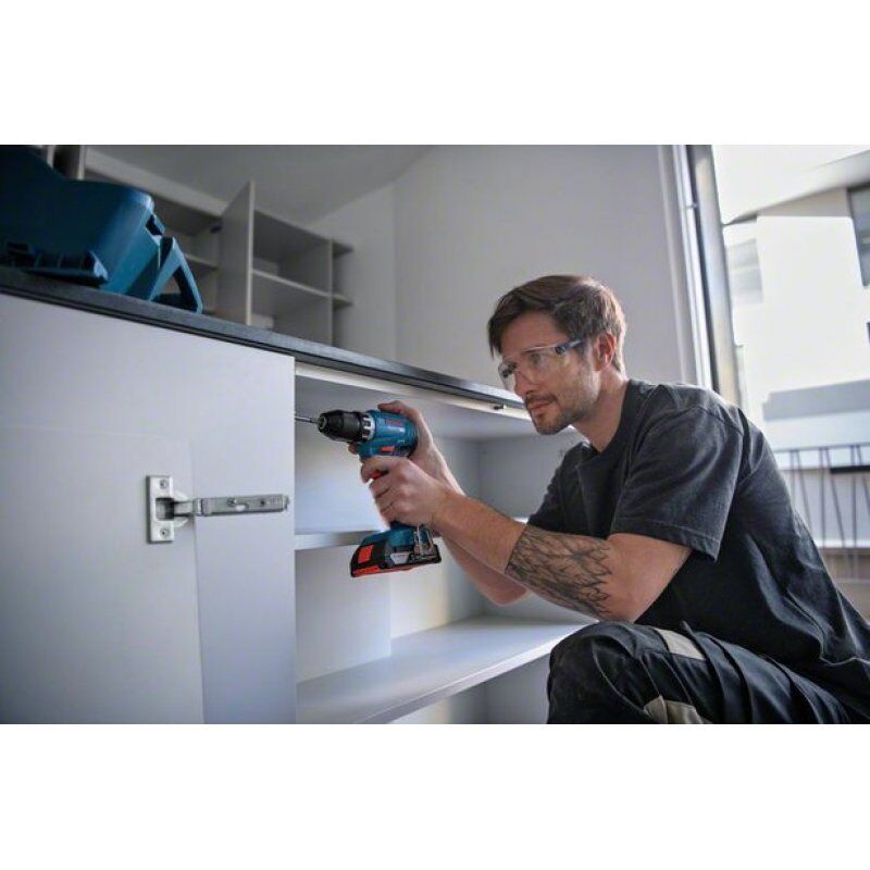 Bosch GSR 18V-45 Professional 500 tr/min 900 g Noir, Bleu