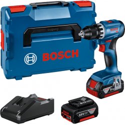 Bosch GSR 18V-45 Professional 500 tr/min Sans clé 900 g Noir, Bleu