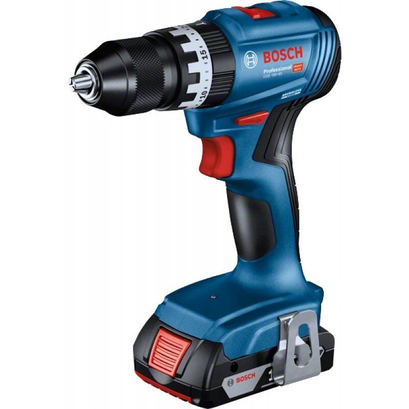 BOSCH GSB 18V-45 2x 2,0Ah         L-CASE  06019K3302