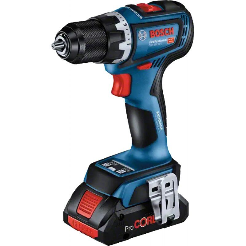 Bosch GSR 18V-90 C 2100 RPM 1.1 kg Black, Blue