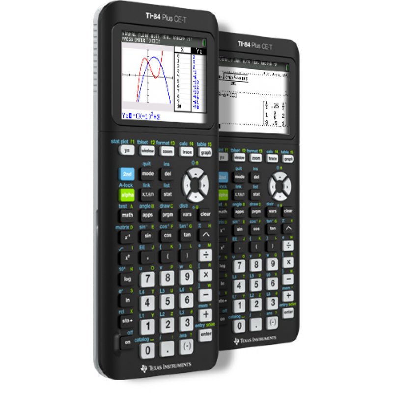 Texas Instruments TI-84 Plus CE-T calculator Desktop Graphing Black
