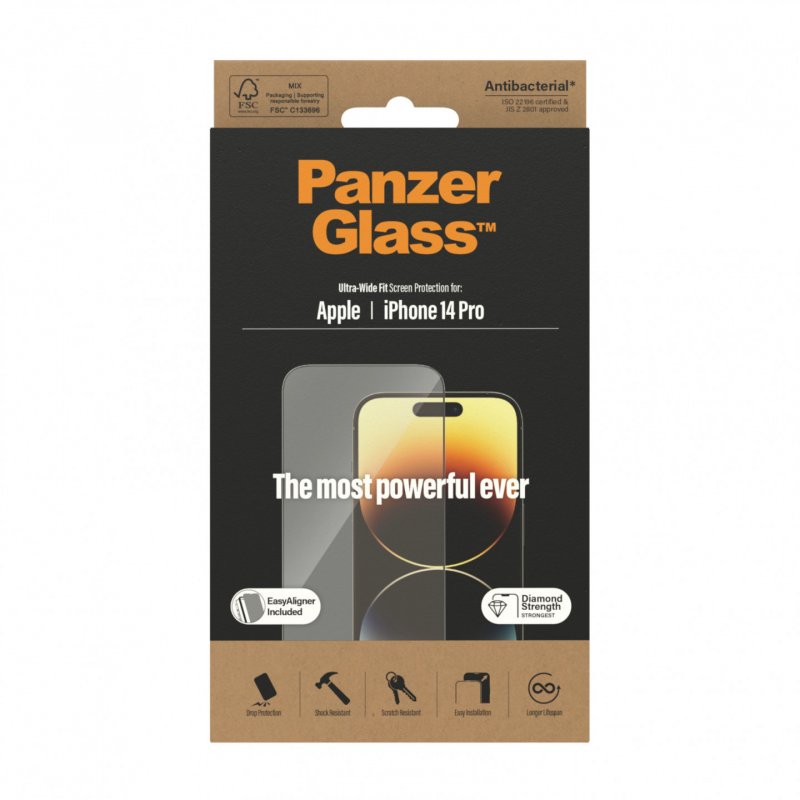 PanzerGlass Ultra-Wide Fit Apple iPhone Protection d'écran transparent 1 pièce(s)