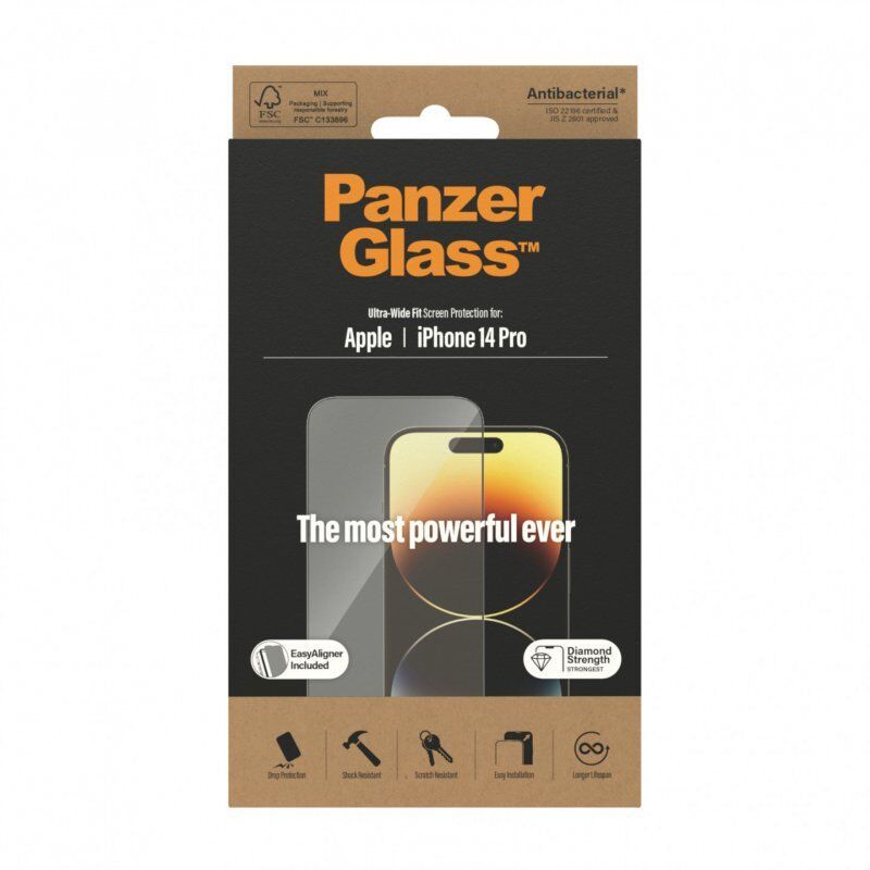 STOCKJBE1 - PanzerGlass Ultra-Wide Fit Apple iPhone Protection d'écran transparent 1 pièce(s)