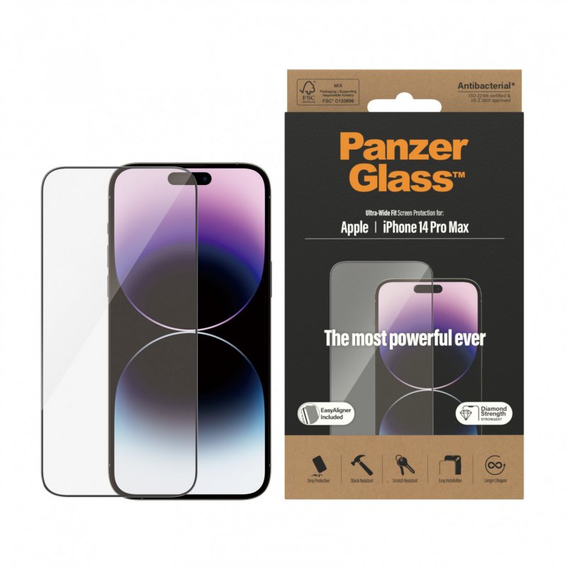 PanzerGlass iPhone 14 Pro Max UWF  w. Applicator